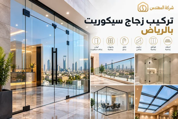 تركيب زجاج سيكوريت بالرياض