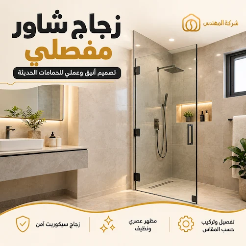 اشكال زجاج الشاور بالرياض: الأنواع والأفكار وكيف تختار التصميم المناسب 11 اشكال زجاج شاور مفصلي بالرياض - تفصيل زجاج شاور مفصلي بالرياض